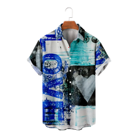 Valentinovo modni uzorak Muška košulja tiskanje tiska plaže Kids Style Havajska dječaka Majica Moda