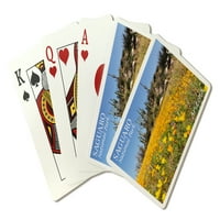 Nacionalni park Saguaro, Arizona, makovi, preša sa fenjerom, premium igraće karte, kartonski paluba s jokerima, USA