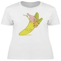 Slatka doodle banana sok od majica za žene -Image by shutterstock, ženska XX-velika