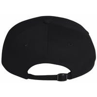 Klasični sudački šešir Premium pamuk niski profil Nestrukturirani podesivi navlaka crno bijela