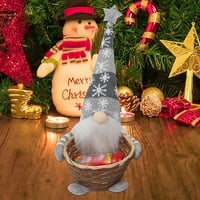Božićni ukrasi bombonska košarica bez lica od livene voća dječja poklon bo ukras