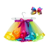 Djevojke za djecu Outfit Tutu suknja + luk Baby Kids Set Party Hairpin Dance Balet OutFits & Set