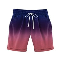 Luxplum ženske kratke vruće hlače Bermuda mini pantne kratke hlače za kratke hlače za vrećama crvena