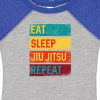 Inktastic jede spavanje Jiu Jitsu Ponovite poklon dječaka za bebe ili dječja djevojaka