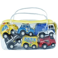 Dido set Mini igraiki automobili povlačenje automobila reprodukcija automobila crtani kamioni za vozila Dječji dječaci Dječji dječački rođendan Božićne igračke