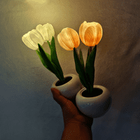 Lampa za igračke-tulip, elegantna i moderna rasvjetna učvršćenja, simulacija noćnog svjetla za tulip