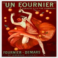Četveronije - Demare - UN Fournier Vintage poster Francuska C