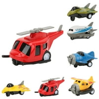 Igračka aviona, dječja igračka, mini poticajni legura ravni model set povucite leđa aviona za djecu dječji poklon