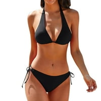 Ženski bandeau zavoj bikini set push up brazilski kupaći kostimi za plažu kupaći kostim bikiniebru plus