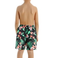 Camland Muški kratke hlače Ljetna plaža Plus Veličina Brzi suhi print Muški kovčeg sa zatvaračem Casual