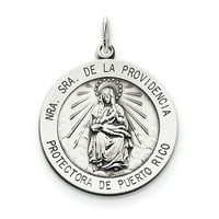 Prekrasna srebrna srebrna antiknuta de la providencia medalja