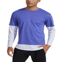Niveer muns baselayer vrhovi šivanje kompresijskih majica sa posadom izrez zimski zupčanik trčanje majica