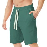 Muške kratke hlače muškarci Ljetne casual plaže kratke hlače Čvrsta vučnica sportski trenerke s džepovima