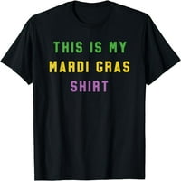 Mardi Gras Funny Party Jedinstveni Novi Orleans Poklon za žene Majica Black Medium