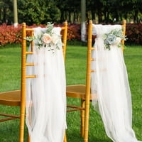 Dekoracija stolica za ukrasne cvijeće Umjetno cvijeće Ukrasite 30 * europski stil vjenčanja