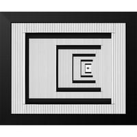 Čekić, jacqueline crna modernog uokvirenog muzeja Art Print pod nazivom - Oko iluzije