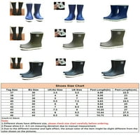 Woobling ženske mens radne cipele otporne cipele otporne na gume široke teležne čizme na vlažnom vremenu
