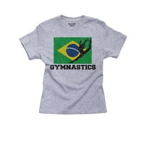 Brazil Olympic - GymanStatic - Zastava - Silouta Boy's Pamučna majica