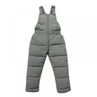 Uccdo baby zimske sniježne hlače kombinezoni snijeg dječaka dječaka Djevojke zagrom dolje Zipper patentne pantalone 6m-4T
