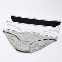 Calvin Klein Ženska karoselna logotip pamuk Stretch bikini gaćice, pakovanje