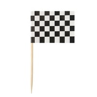 DiDO Charcuterie pribor karirani trkački trkački čepovi zastava markeri muffin party favorizira Cupcake