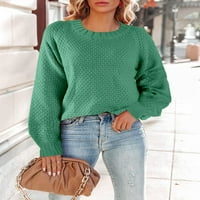 RRHSS žene Chunky pleteni pulover džemper prevelizirani vrećica Slouchy Jumper