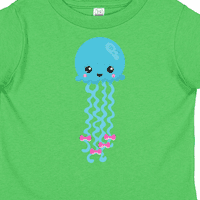 Inktastična slatka meduza, mali meduza, plava meduza poklon toddler toddler djevojka majica