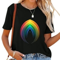 Rainbow Fashion ženska grafička majica - udobne ljetne top duginske ljubitelje