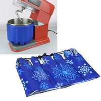 Integrisana bačva za hlađenje kašike za ledu, alat za hlađenje od tijesta za višekratnu vodu za kuhinjski materijal [plave snježne pahulje]