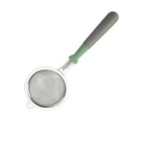 Promocija plastična ručka, kašika od nehrđajućeg čelika, mrežasti filter, izdržljiva kašika za skimanje od nehrđajućeg čelika, sa vakuumskom ergonomskom ručicom, kuhinjskom kuhanjem