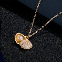 Clearance ispod $ Cotonie školjke biserna ogrlica za žene GRIL Predivan poklon