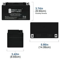YTZ10S 12V 8.6Ah zamjenska baterija Kompatibilna sa Yamaha CBF1000, CBR600F4i XQ - Pack