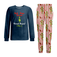 Reindeer Porodična pidžama setovi Božićni pamučni noćni odjeća Xmas PJS set za parove i djecu i