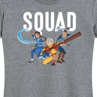 Avatar: Posljednji airbender - Trio Squad - grafička majica za žensku majicu kratkih rukava