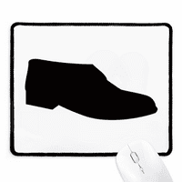 Muške crne kožne cipele Outline Mousepad zašivene rubne mat gumene bande