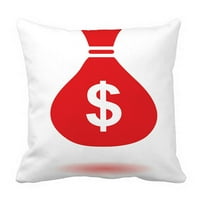 Torba za novac Dolar USD Simbol valute STAN jastučni jastuk jastuk za zaštitu dve strane za kauč
