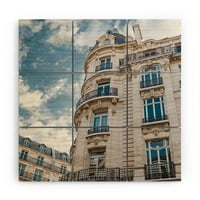 Društvo Bethany Mlada fotografija Pariška arhitektura VII WOOD zidni mural 3 '3'