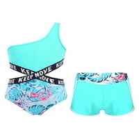 Bikini Alvivi Girl Set dva jednoga i kupaće kostim za kupanje s kratkim kupaćim odijelom izrezane jedan monokini list 16