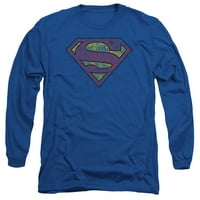 Superman tatterd Shield majica s dugim rukavima
