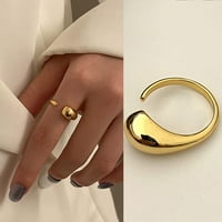 PJTEWAWE karoserija nakit moda Jednostavna prstena ženska modna kreativna kuka modeliranje prstena jednostavan