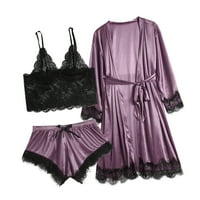 Dadaria Womens pidžama Ženska čipka donje rublje noćne rublje Donje rublje Sleep haljina odijeva Purple