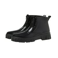 Bellella Womens Vodootporna platforma za čizme za kišu Zip up radne cipele Moda kiša hodanje vlažnog