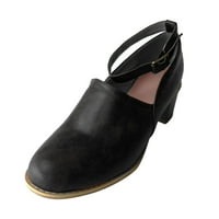 OAVQHLG3B FAU kožne cipele sa potpeticama za žene za žene Ljetne sandale za gležnjače