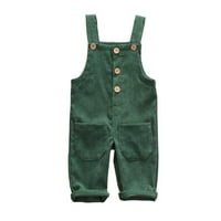 Thefound Toddler Kids Baby Girl Boy Dungaree Bib hlače za romske pantalone Outfits odjeću