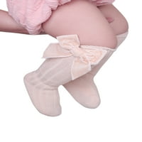 Calsunbaby Winter Warm Toddler Baby Girl Clee High Plint Bowknot Socks 0- godina