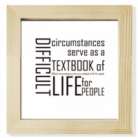 Citira teške okolnosti je udžbenik Life Quard Frame Frame Wall Stollop zaslon