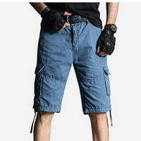 Teretne kratke hlače za muškarce Ležerne prilike za lagane kratke hlače Višestruke pantalone Dužine