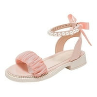 Dječje djevojčice sandale modne biserne dizajn luka sa princezom haljinom princeze cipele Little Child Big Kids Ljetne cipele