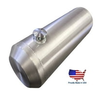 Krajnji puni okrugli spremnik za punjenje aluminijskih plina - galon - npt