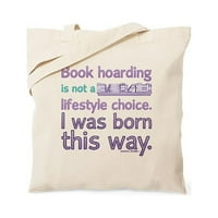 Cafepress - smiješna knjiga Hoard Lifestyle tote tote - prirodna platna torba, Torba za kupovinu tkanine